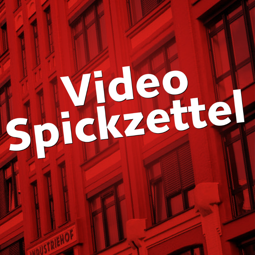 Bloppost_Video Spickzettel